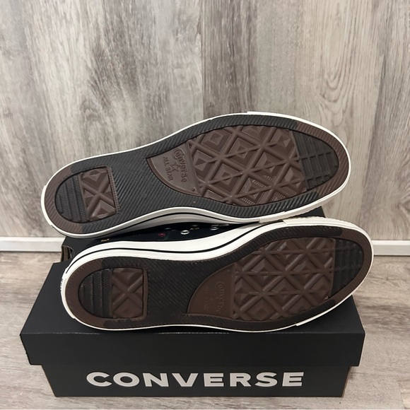 Converse Floral High Top Sneakers Women’s Size 9 Black Spring Cute Skater New - Picture 3 of 6